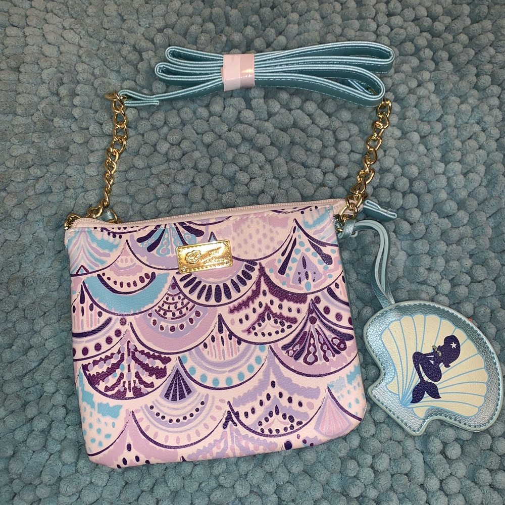 Betsy Johnson Cross Body Mermaid Purse